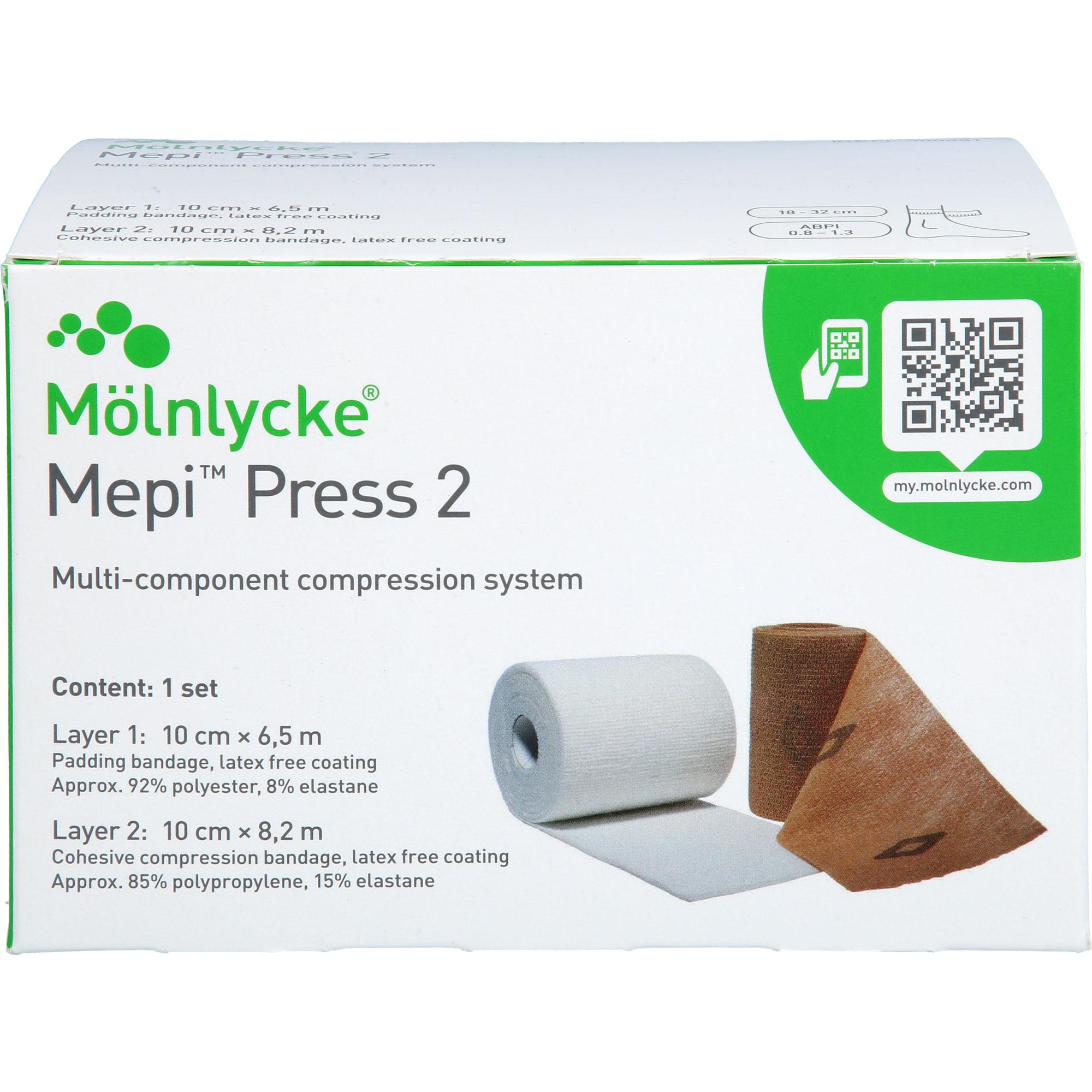 Mepi Press 2 Kompr.syst.10cm Knöchelumf.18-32cm 1 St Mölnlycke Health Care bei onfy.de kaufen 19511826