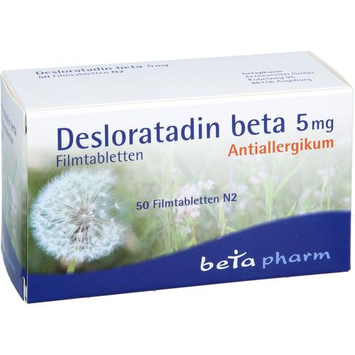 Desloratadin Beta 5 mg Filmtabletten 50 St betapharm Arzneimittel bei onfy.de kaufen 17895780