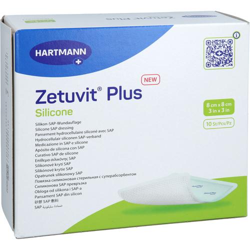 Zetuvit Plus Silicone Steril 8x8 cm 10 St EurimPharm Arzneimittel bei onfy.de kaufen 19644220