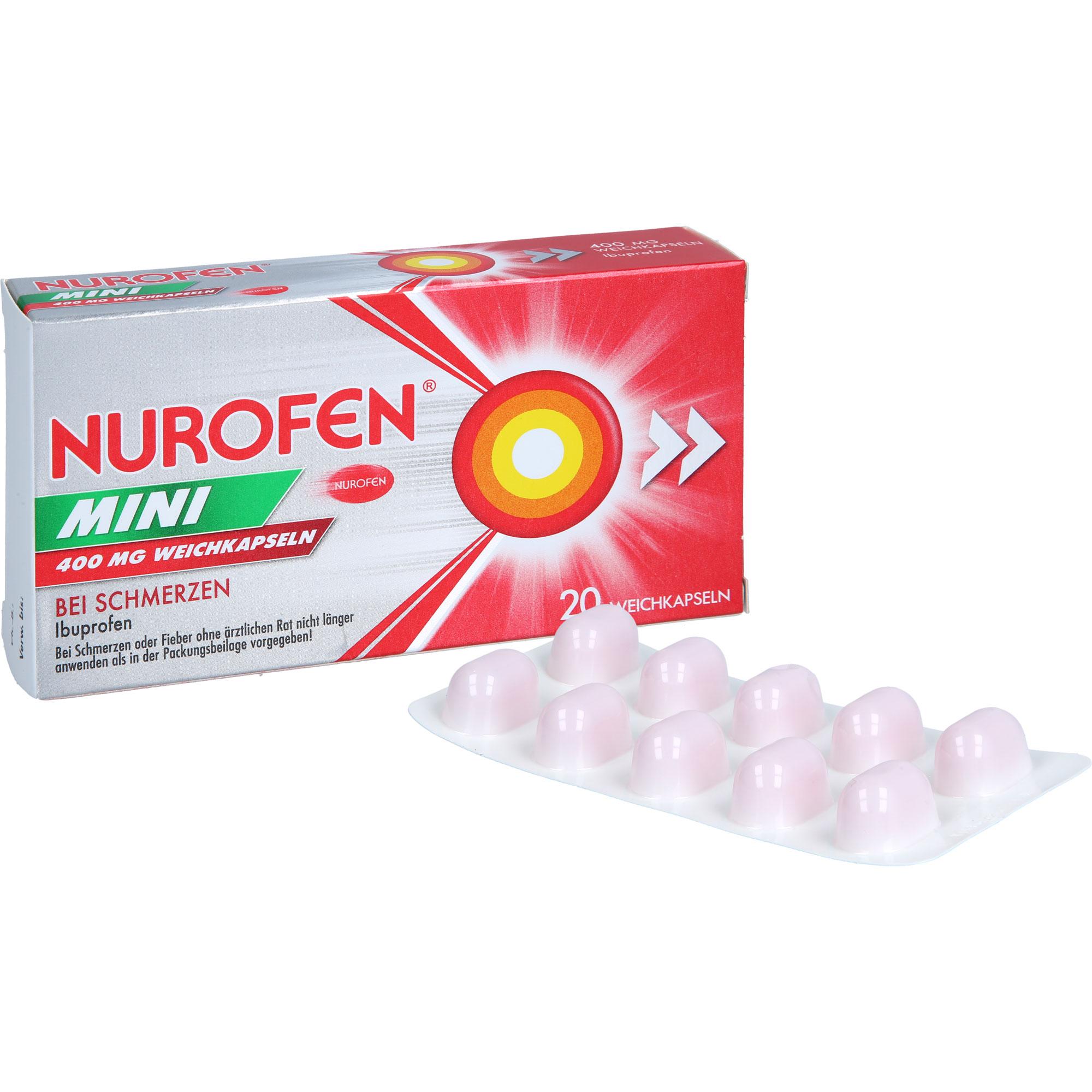 Nurofen Mini 400 mg Weichkapseln 20 St Reckitt Benckiser Deutschland bei onfy.de kaufen 19118767