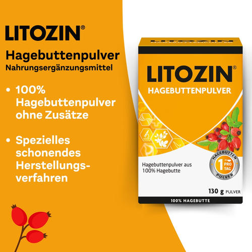 Litozin Hagebuttenpulver 130 g Queisser Pharma bei onfy.de kaufen 11523155