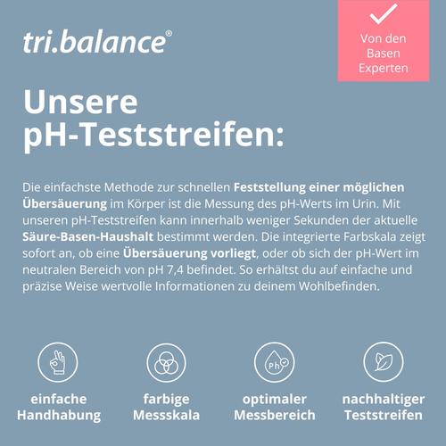 Tri.balance Ph-Teststreifen Pocket 22 St tri.balance base products bei onfy.de kaufen 11100101