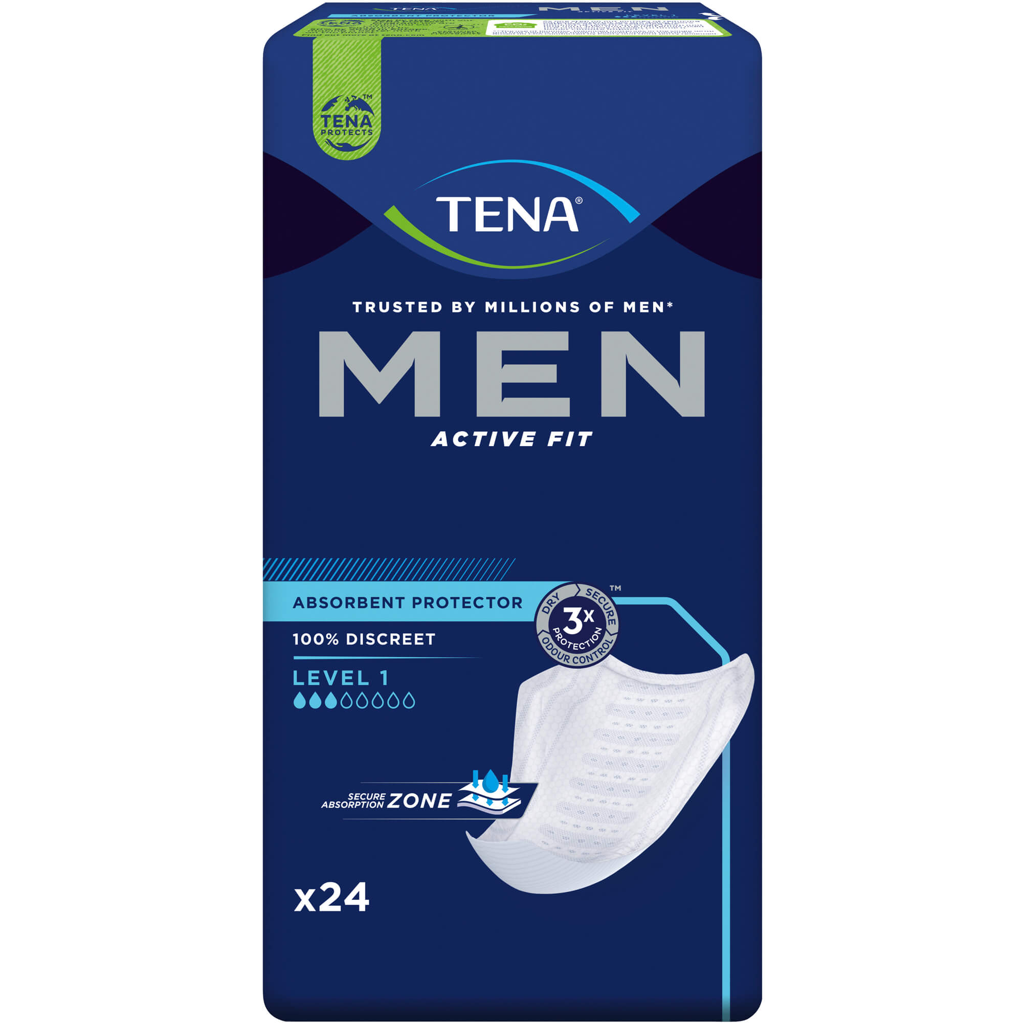 Tena Men Active Fit Level 1 Inkontinenz Einlagen