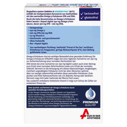 Doppelherz Omega-3 Konzentrat System 60 St Queisser Pharma bei onfy.de kaufen 06132731