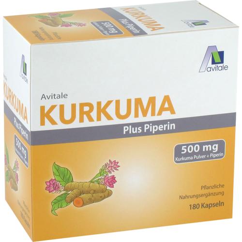 Kurkuma 500 mg + Piperin 180 St Avitale bei onfy.de kaufen 19557343