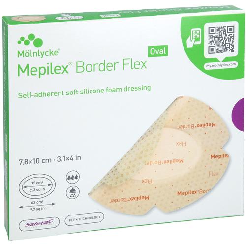Mepilex Border Flex Schaumverb.haft. 7.8x10cm Oval 5 St Param bei onfy.de kaufen 19667178