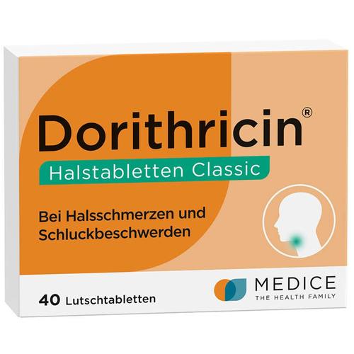 Dorithricin Halstabletten Classic bei Halsschmerzen 40 St MEDICE Arzneimittel Pütter bei onfy.de kaufen 07727946
