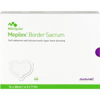 Mepilex Border Sacrum Schaumverb.haft.16x20 cm St. null