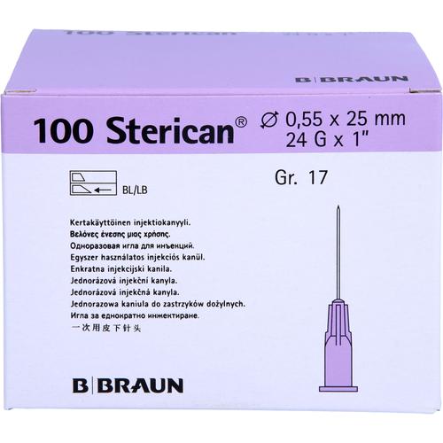 Sterican Kan.luer-Lok 0.55x25Mm Gr.17 Lila 100 St actiPart bei onfy.de kaufen 01105304