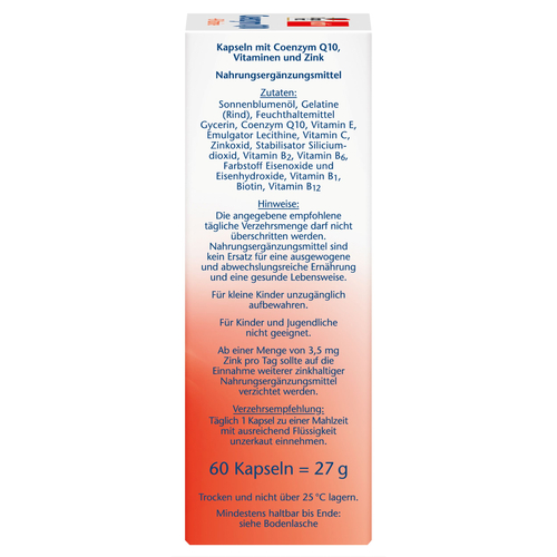 Doppelherz Coenzym Q10 + B-Vitamine 60 St Queisser Pharma bei onfy.de kaufen 11119862