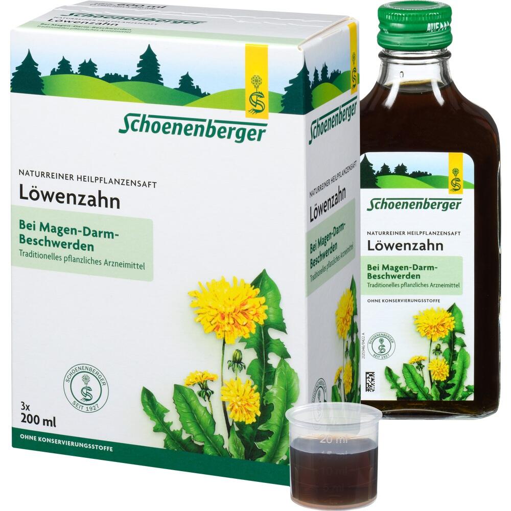 Loewenzahn Schoenenberger Heilpflanzensäfte 3x200 ml SALUS Pharma bei onfy.de kaufen 00700051