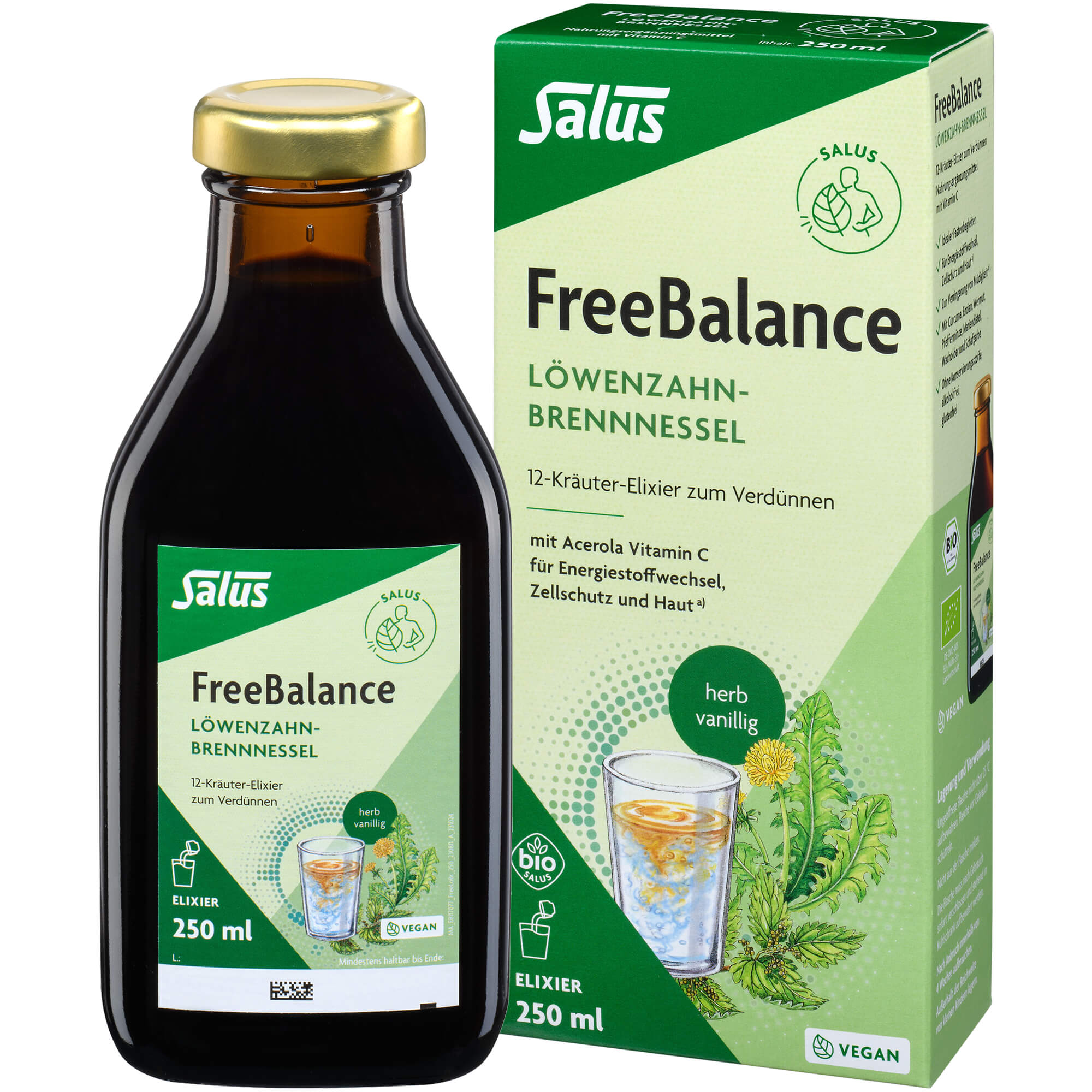 Freebalance Löwenzahn-Brennnessel Elixier Bio 250 ml SALUS Pharma bei onfy.de kaufen 18893004
