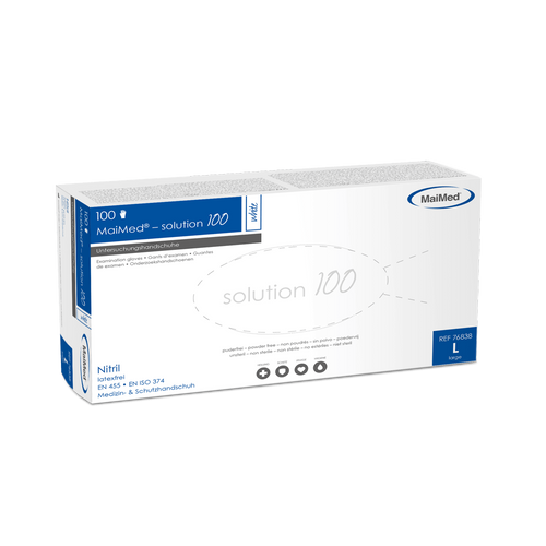 Maimed-Solution100 White Gr. L Nitril Unsteril 100 St MaiMed bei onfy.de kaufen 11864057