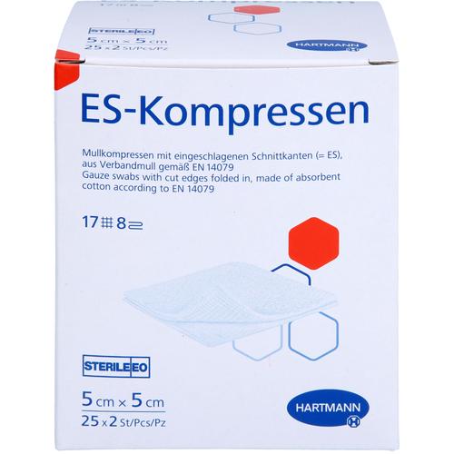 Es-Kompressen Steril 5x5 cm 8Fach 25x2 St Param bei onfy.de kaufen 19745814