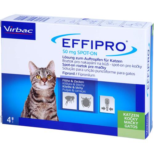 Effipro 50mg Vet F Katzen 4 St Virbac Tierarzneimittel Gmbh bei onfy.de kaufen 05508743