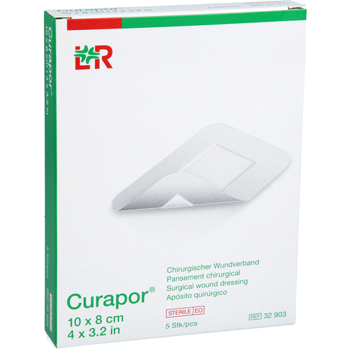 Curapor Wundverband Steril Chirurgisch 8x10 cm 5 St EurimPharm Arzneimittel bei onfy.de kaufen 19909871