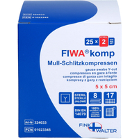 Schlitzkompressen Steril 5x5cm 8-Fach null