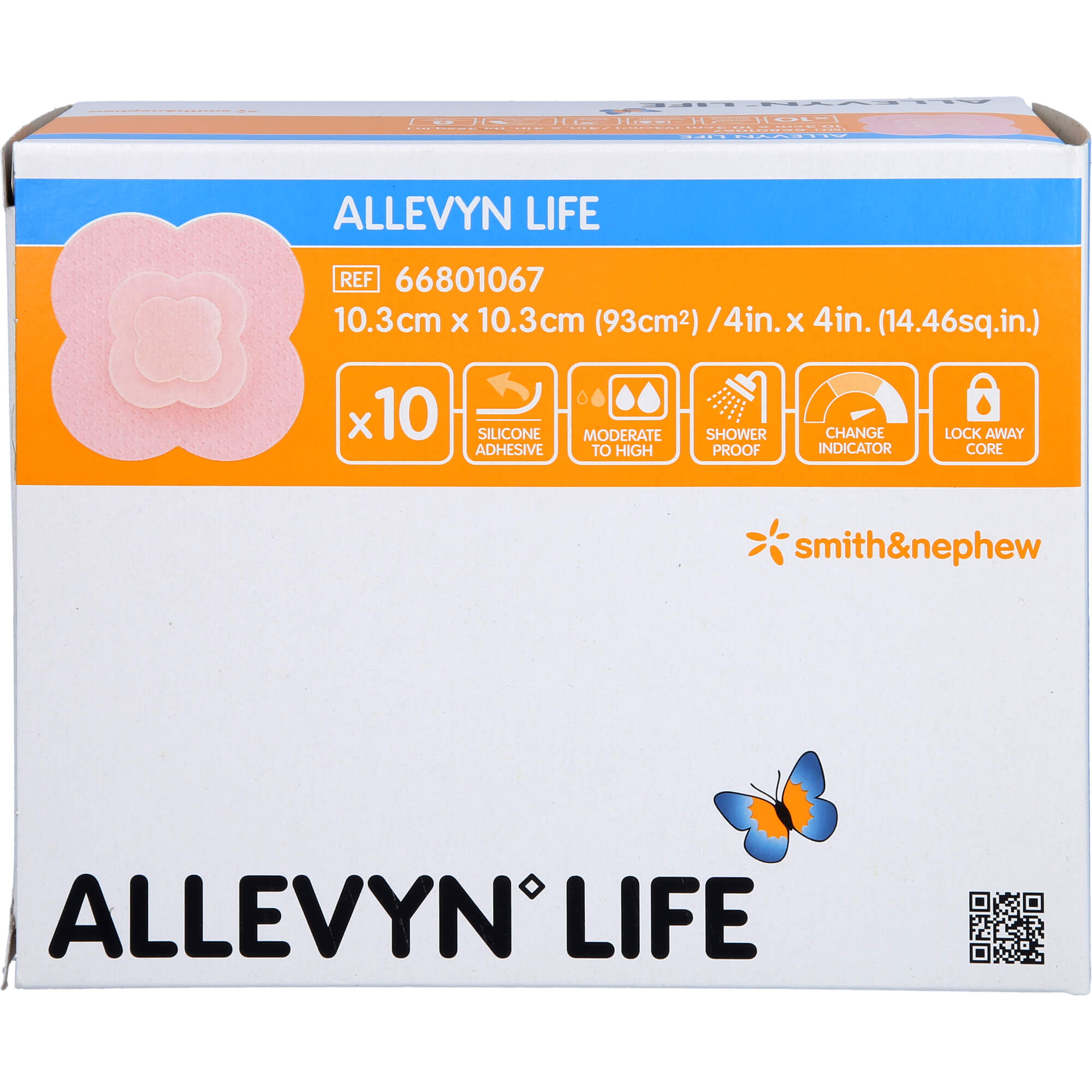Allevyn Life 10.3x10.3 cm Silikonschaumverband null