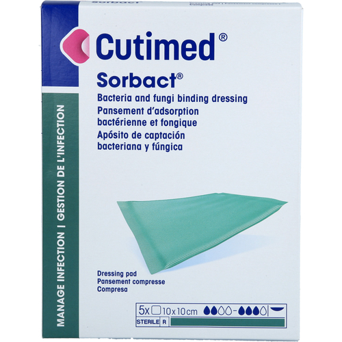 Cutimed Sorbact Saugkompressen 10x10 cm 5 St CC Pharma bei onfy.de kaufen 20104428