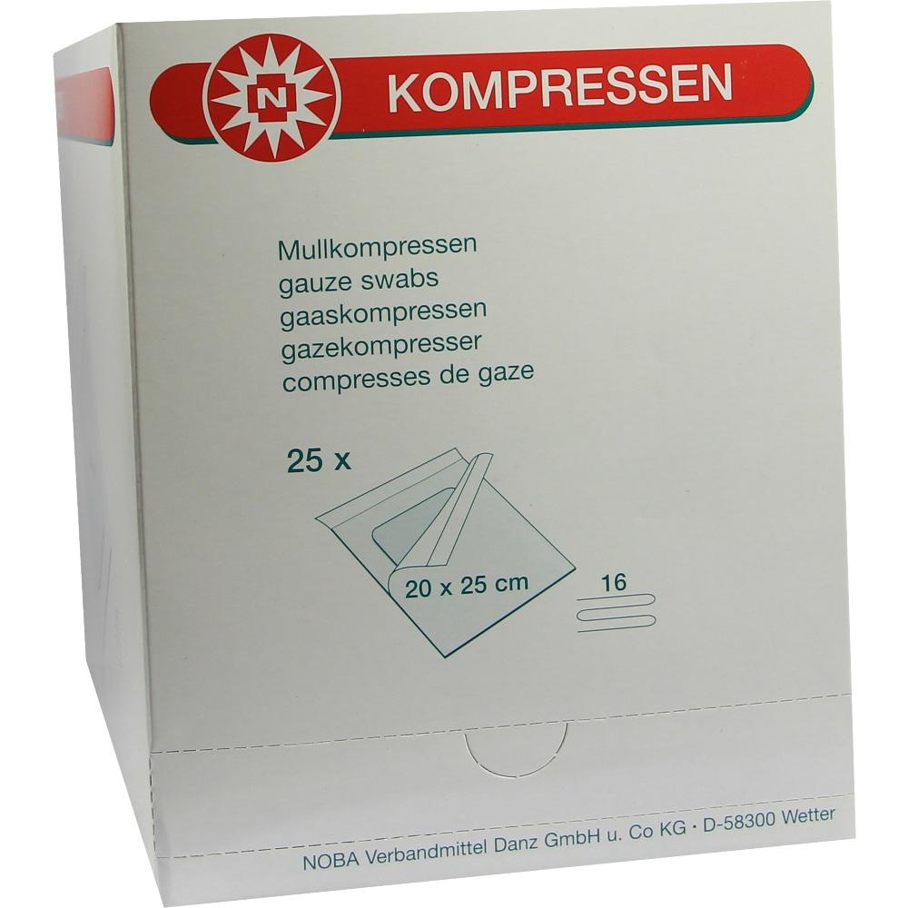 Mullkompresse 20x25cm 16Fach Sterile Kompr pro Set