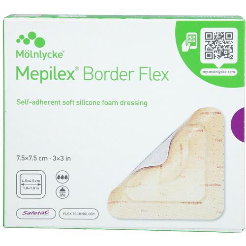 Mepilex Border Flex Schaumverb.7.5x7.5 cm Haft. 5 St BWB Medical bei onfy.de kaufen 19900108