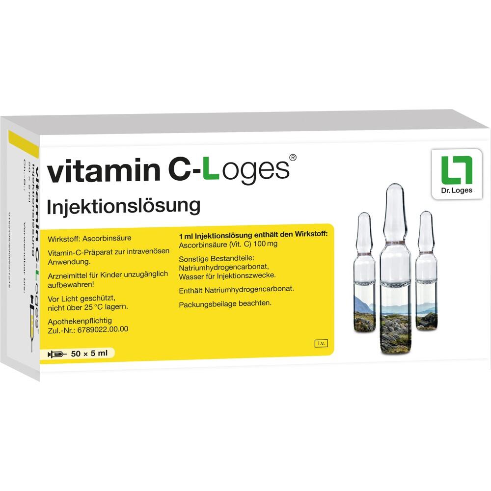 Vitamin C-Loges 5 ml Injektionslösung null