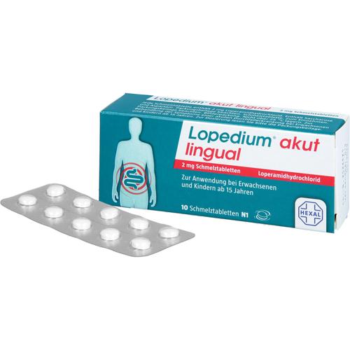 Lopedium Akut Lingual 2 mg Schmelztabletten 10 St Hexal bei onfy.de kaufen 16891113