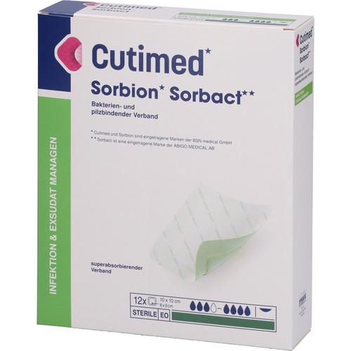 Cutimed Sorbion Sorbact Wundauflage 10x10 cm 12 St Acti Medi bei onfy.de kaufen 19347278