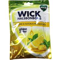 Wick Zitrone & Natürliches Menthol ohne Zucker