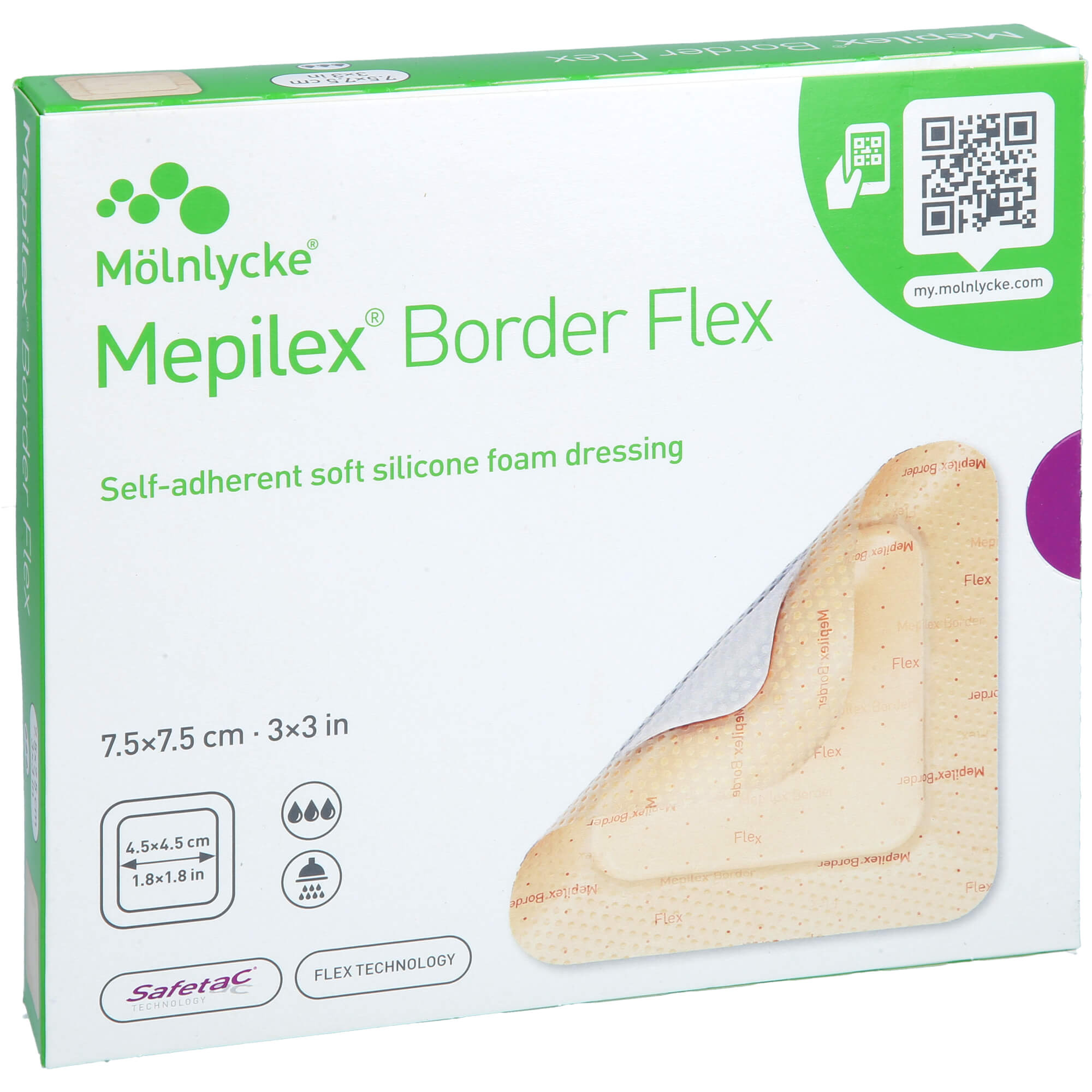 Mepilex Border Flex Schaumverb.haft.7.5x7.5 cm 5 St CC Pharma bei onfy.de kaufen 19223085