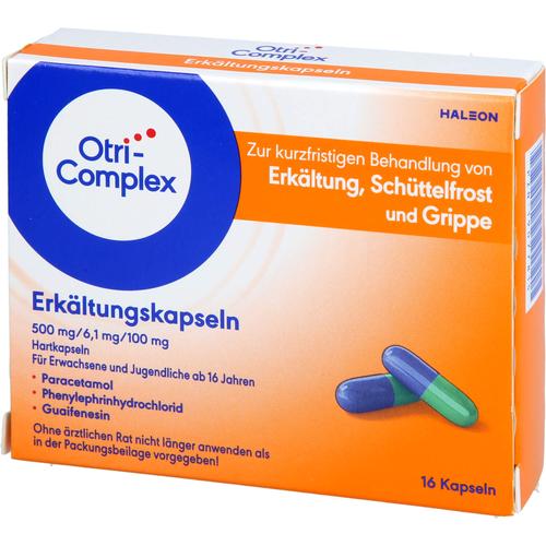 Otricomplex Erkältungskapseln 500mg/6.1mg/100mg 2x8 St Haleon Germany bei onfy.de kaufen 19077815