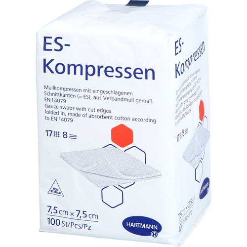 Es-Kompressen Unsteril 7.5x7.5 cm 8Fach 100 St Param bei onfy.de kaufen 20025605