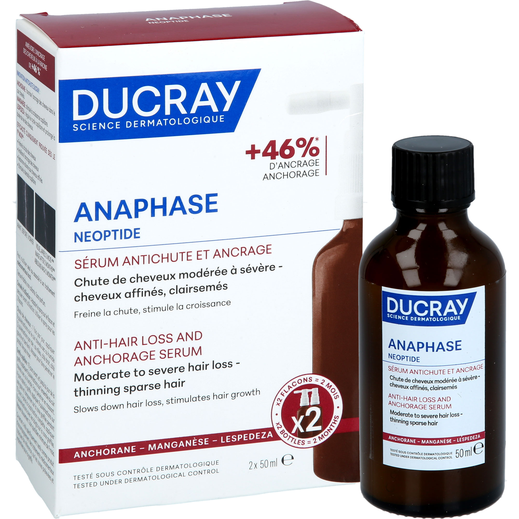 Ducray Anaphase Neoptide Serum bei Haarausfall 2x50 ml PIERRE FABRE DERMO KOSMETIK bei onfy.de kaufen 19643686