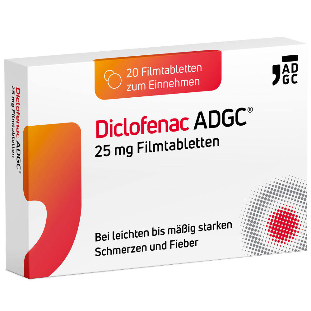 Diclofenac Adgc 25 mg Filmtabletten null