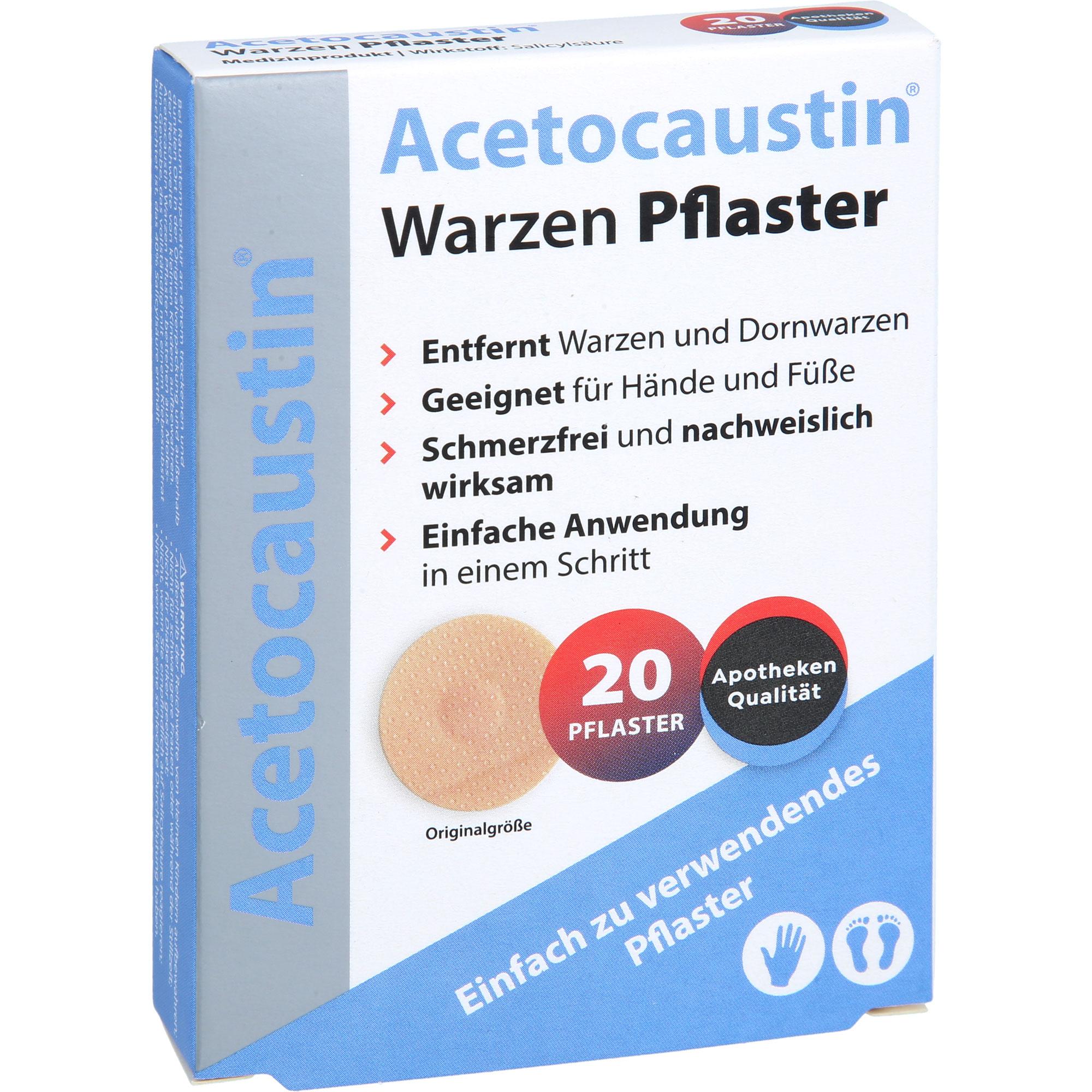 Acetocaustin Warzenpflaster 20 St TheOTCLab B.V. bei onfy.de kaufen 19539658