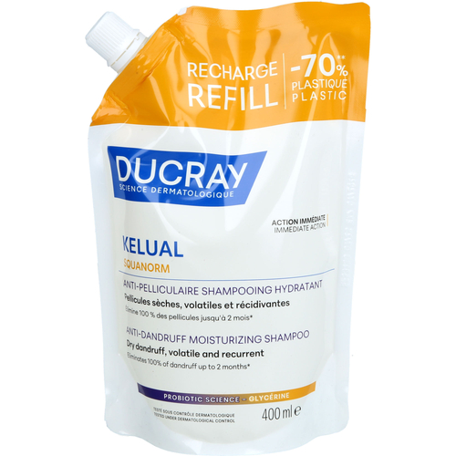 Ducray Kelual Squa Anti-Schupp Sha Trocken Refill 400 ml PIERRE FABRE DERMO KOSMETIK bei onfy.de kaufen 19806220