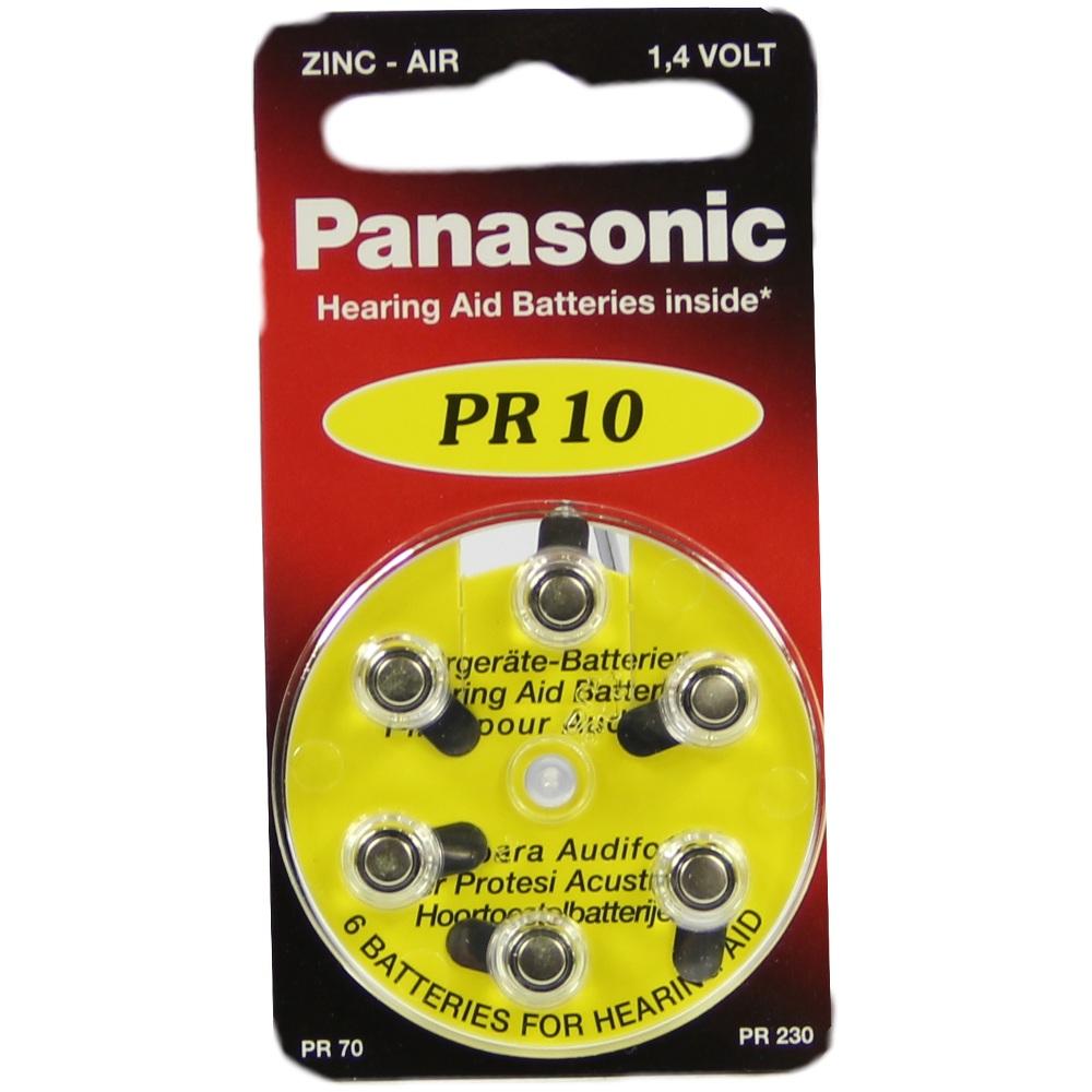 Batterie F. Hörgeräte Panasonic Pr 10