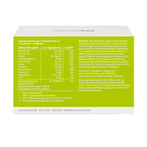 Mybiotik Life+ Kombipackung 30 x 1.5G + 60 Kapseln 1 St nutrimmun bei onfy.de kaufen 16537481