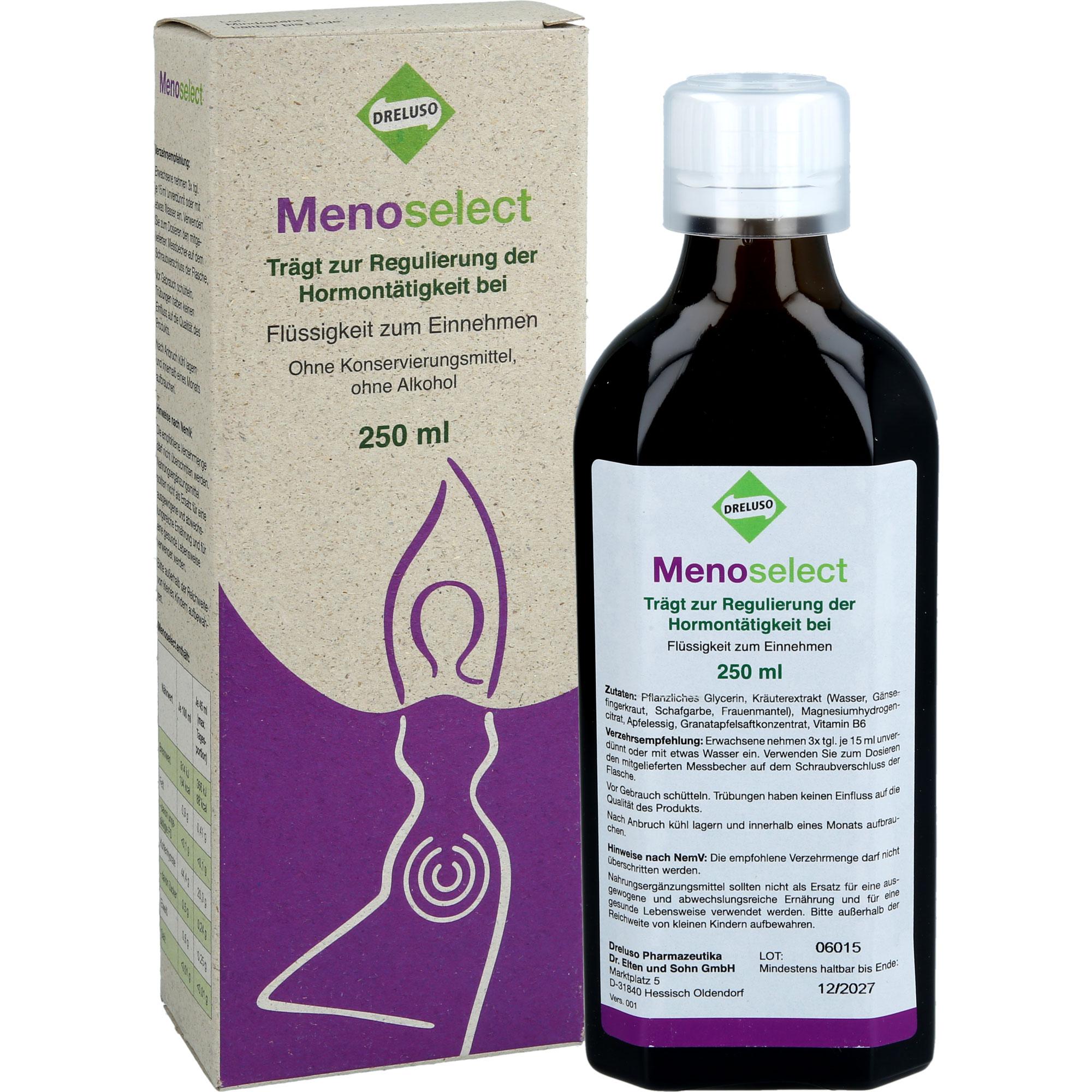 Menoselect 250 ml Dreluso-Pharmazeutika Dr.Elten & Sohn bei onfy.de kaufen 19709681