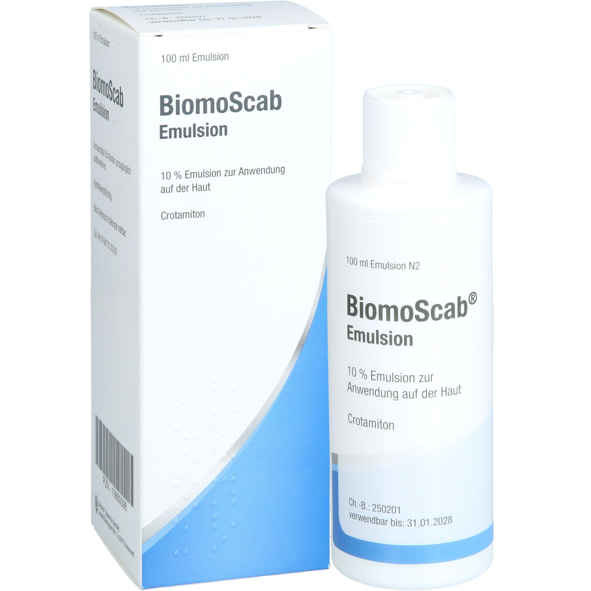 Biomoscab Emulsion 100 ml biomo pharma bei onfy.de kaufen 19869396
