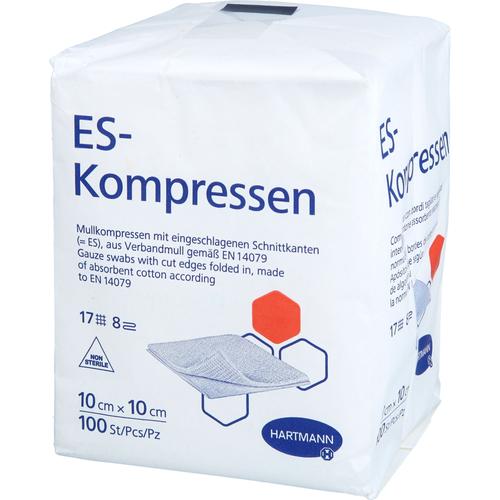 Es-Kompressen Unsteril 10x10cm 8Fach 100 St EMRA-MED Arzneimittel bei onfy.de kaufen 19335157