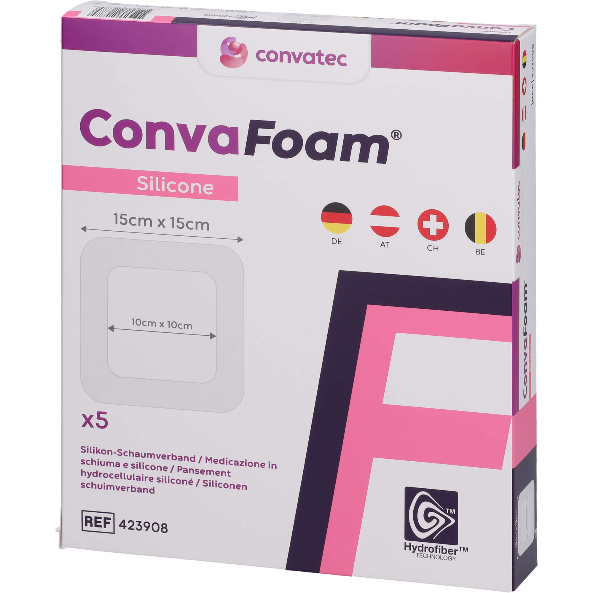 Convafoam Silicone 15x15 cm 5 St ConvaTec (Germany) bei onfy.de kaufen 18900052