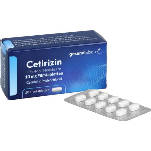 Cetirizin Fair-Med Healthcare 10 mg Filmtabl. 50 St Alliance Healthcare Deutschland bei onfy.de kaufen 19407997