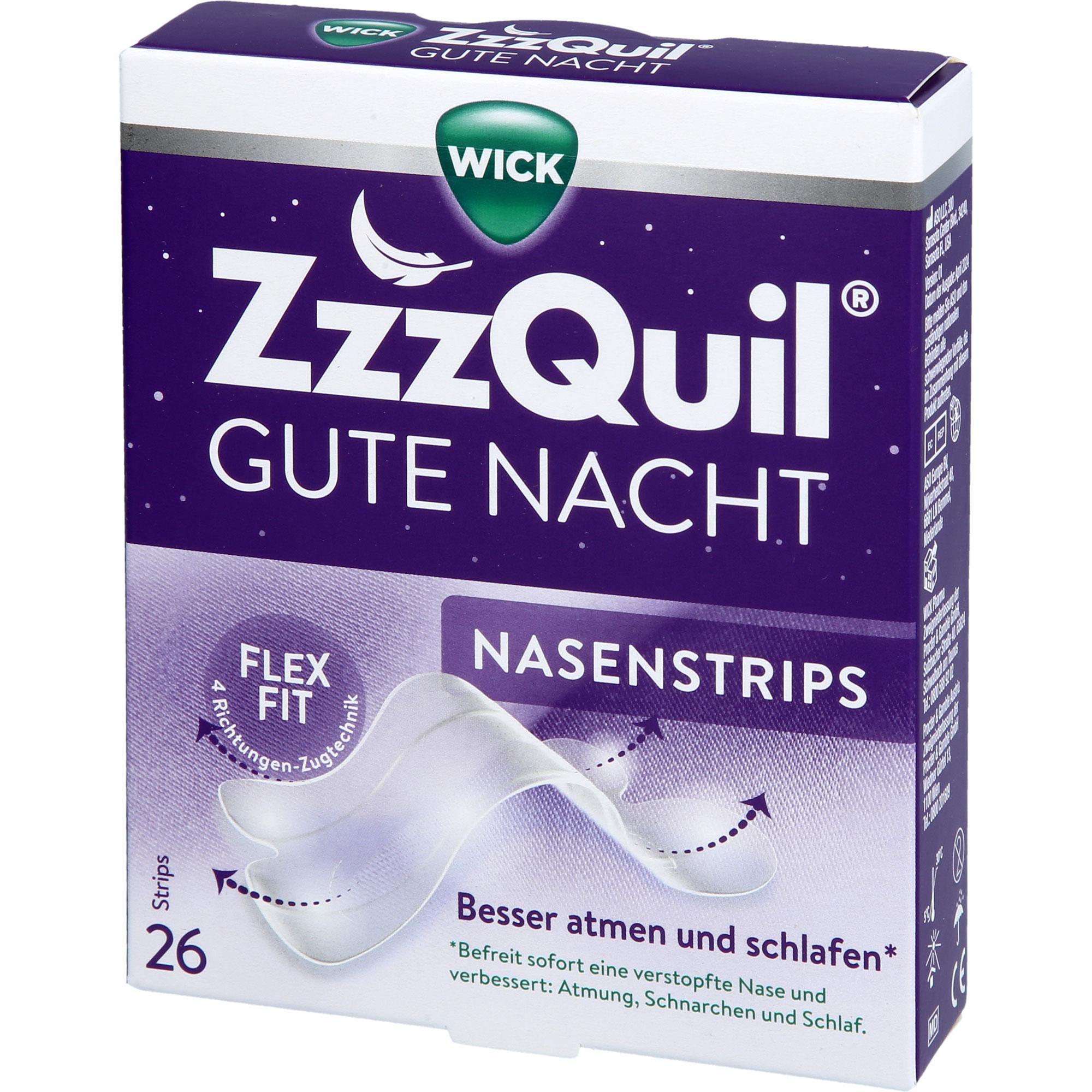 Wick Zzzquil Gute Nacht Nasenstrips 26 St WICK Pharma - Zweigniederlassung der Procter & Gamble bei onfy.de kaufen 19380755
