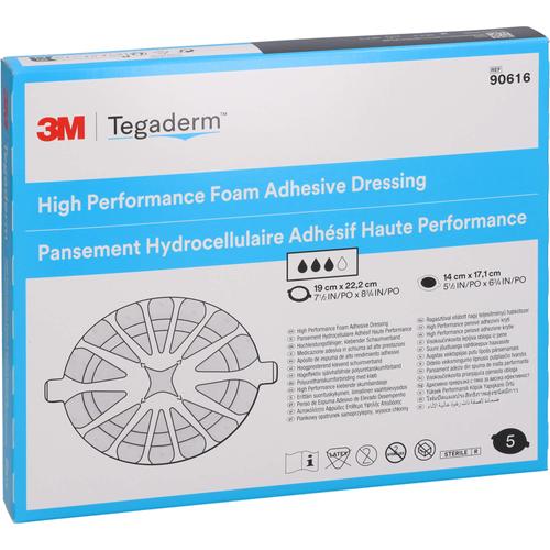 Tegaderm Foam Adhesive Fk 19x22.2 cm Oval 90616 5 St kohlpharma bei onfy.de kaufen 15193708