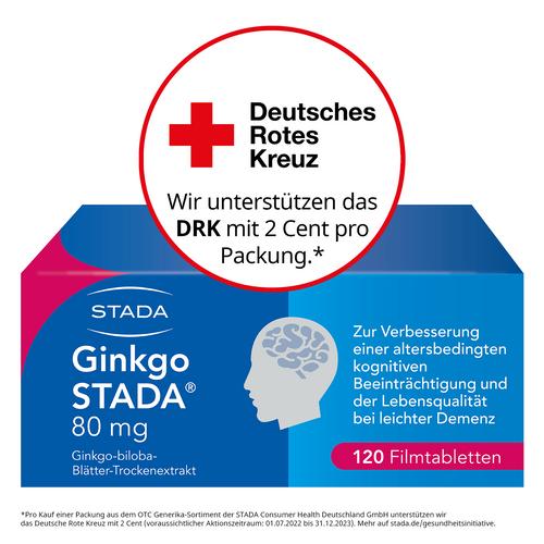 Ginkgo Stada 80mg Fta 120 St STADA Consumer Health Deutschland bei onfy.de kaufen 11538872