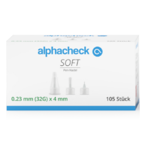 Alphacheck Soft Pen-Nadeln 0.23 Mm (32G) X 4 Mm 105 St Berger Med bei onfy.de kaufen 16392350