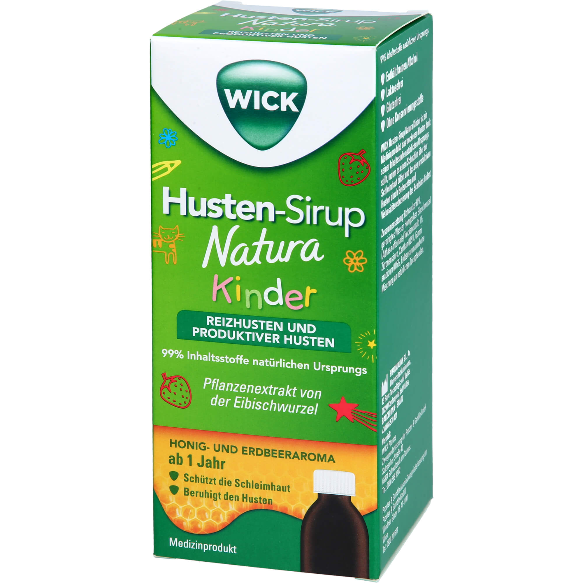Wick Husten-Sirup Natura Kinder 140 ml WICK Pharma - Zweigniederlassung der Procter & Gamble bei onfy.de kaufen 19236811