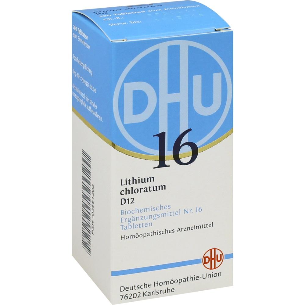 Biochemie Dhu 16 Lithium Chloratum D12 null
