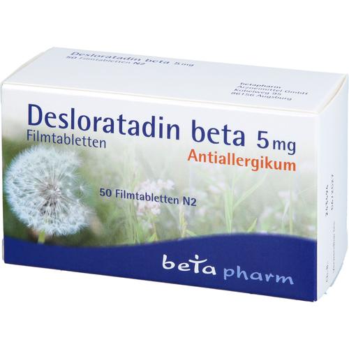 Desloratadin Beta 5 mg Filmtabletten 50 St betapharm Arzneimittel bei onfy.de kaufen 17895780